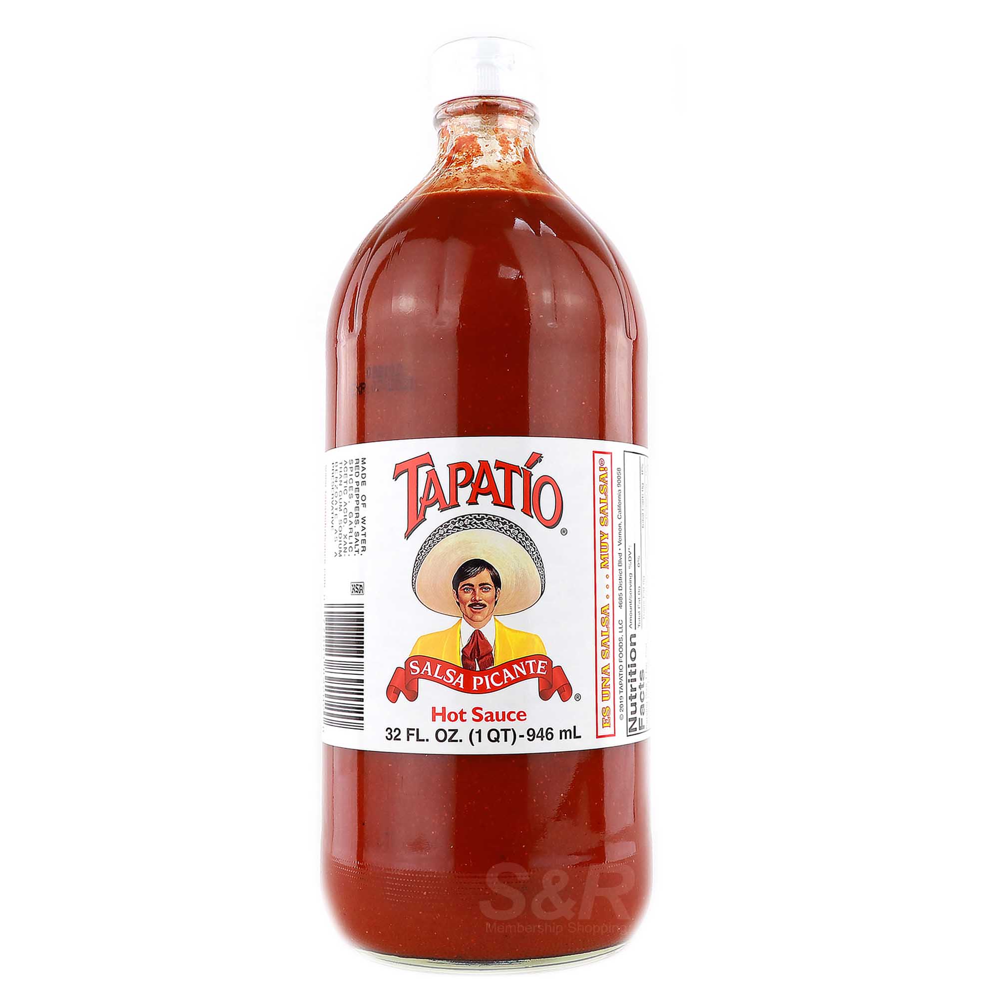 Tapatio Salsa Picante Hot Sauce 946mL Tapatio Salsa Picante Hot Sauce 946mL